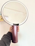 AMIRO覓光化妝鏡帶燈LED智能補光梳妝鏡 桌面臺式高清美妝鏡 情人節生日禮物送女生 O2煙霞紫 曬單實(shí)拍圖