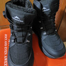 雪中飛雪地靴男女款冬季加絨保暖東北加厚旋鈕扣外穿大棉鞋 炫酷黑 39 曬單實(shí)拍圖