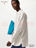 優(yōu)衣庫合作款/男裝女裝牛津紡寬松條紋襯衫/長(cháng)袖襯衣25秋冬480802 31 米色 S /165/84A 曬單實(shí)拍圖