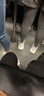 自由探戈2025秋冬牛仔褲女九分高腰韓版顯瘦保暖小腳長褲加絨加厚 黑色(不加絨長褲) 27(90-100斤) 曬單實拍圖