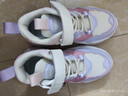 七波輝（7-PE）女童鞋子2026春季新款女孩網(wǎng)面透氣粉紫青少年軟底輕彈兒童運動(dòng)鞋 曬單實(shí)拍圖