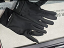 WRELS秋冬保暖運動(dòng)手套戶(hù)外跑步騎行抓絨防寒觸屏男女防風(fēng)薄絨內襯手套 黑色【防風(fēng)保暖  靈敏觸屏】 L/XL 曬單實(shí)拍圖
