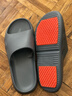 京東京造【專(zhuān)業(yè)防滑】浴室防滑拖鞋老人孕婦舒適居家拖鞋男士灰色40-41 曬單實(shí)拍圖