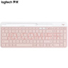 羅技（Logitech）時(shí)尚系列 K580 鍵盤(pán) 藍牙鍵盤(pán) 辦公鍵盤(pán) 無(wú)線(xiàn)鍵盤(pán) 便攜超薄鍵盤(pán) 筆記本鍵盤(pán) 平板鍵盤(pán)  茱萸粉 曬單實(shí)拍圖
