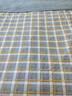 無(wú)印良品100%純棉四件套床上用品全棉床單枕套被套200*230cm1.5/1.8米床 藍格 曬單實(shí)拍圖