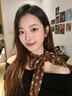 韓系波點(diǎn)絲巾系脖高級感長(cháng)條絲帶女2026新款薄款搭配領(lǐng)巾脖子配飾 網(wǎng)紗棕色波點(diǎn)絲巾 24*185 曬單實(shí)拍圖
