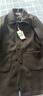 恒源祥毛呢外套女士春秋冬季2024年新款媽媽小個(gè)子加厚中長(cháng)呢子大衣 黑色 4XL (140-150斤) 曬單實(shí)拍圖