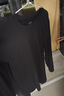 優(yōu)衣庫男裝HEATTECH EXTRA WARM棉混紡圓領(lǐng)T恤/9分袖保暖衣479450 479450/09黑色 L 曬單實(shí)拍圖