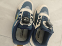 回力（Warrior）童鞋春秋款男童跑步鞋女童軟底兒童運動(dòng)鞋WZ(CL)-0633 深藍/米35 曬單實(shí)拍圖