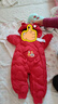 巴拉巴拉童裝兒童羽絨連體衣嬰兒寶寶2025新款秋冬萌趣造型新年拜年服喜慶 曬單實(shí)拍圖