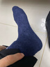 古今（GUJIN）4雙裝40%羊毛襪子男士中筒襪加絨加厚秋冬季保暖長(cháng)筒襪男 曬單實(shí)拍圖
