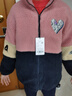 ASK JUNIOR女童棉服冬裝中大童加厚夾棉保暖棉衣兒童毛絨外套 粉色 160  曬單實(shí)拍圖