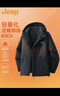 JEEP吉普棉服男冬季羽絨棉外套男戶(hù)外沖鋒棉衣男防寒棉襖男黑色2XL 曬單實(shí)拍圖