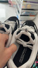 斯凱奇（Skechers）情侶休閑鞋加絨舒適絨里休閑老爹鞋女款8730057 女款/黑色/白色/8730057-BKW 37 女款 曬單實(shí)拍圖
