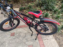 鳳凰（Phoenix）兒童自行車(chē)山地車(chē)男女學(xué)生腳踏車(chē)6-15歲童車(chē) 霸道 黑紅色 20寸 曬單實(shí)拍圖