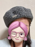 格宛瑪帽子女秋冬季新款貝雷帽大頭圍顯臉小八角帽時(shí)尚畫(huà)家帽日系復古 SNOW字母標貝雷帽【灰色】 均碼 【55-58cm】 曬單實(shí)拍圖