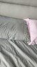無(wú)印良品全棉水洗棉床上四件套100%純棉床單被套刺繡床笠被罩家用床品套件 繁花-時(shí)尚灰【親膚可裸睡】 1.8m 床單款 四件套-被套200*230cm 曬單實(shí)拍圖