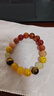 LOUIS WATER黃水晶手串女天然紅瑪瑙火土五行互補五路財神手鏈男士生日禮物 【火土】男款-珠徑12mm 曬單實(shí)拍圖