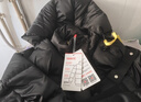 鴨鴨鞠婧祎同款羽絨服女中長(cháng)款2025冬季新款時(shí)尚氣質(zhì)收腰保暖厚外套DS 星空黑色 L 曬單實(shí)拍圖
