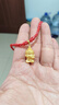 菜百首飾 黃金吊墜 足金生肖佛生肖馬-大勢至菩薩不含鏈 定價(jià) 約2.70克 曬單實(shí)拍圖