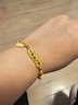 周生生日進(jìn)斗金銅錢(qián)手串古法黃金手鏈  95773B計價(jià) 18厘米14.35克 曬單實(shí)拍圖