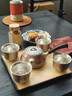 如瓷動(dòng)人敦煌飛天鎏銀紫砂茶具套裝高檔特色禮品送客戶(hù)長(cháng)輩退休定制伴手禮 鎏銀紫砂側把四杯-高足反口杯【禮盒裝】 4人飲 5個(gè) 曬單實(shí)拍圖