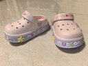 牧童嬰兒洞洞鞋夏季新款拖鞋男童海邊沙灘鞋可愛(ài)卡通透氣女寶寶涼鞋 海星粉 18 底標140/鞋內長(cháng)13.5cm 曬單實(shí)拍圖