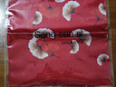 紅色真絲絲巾小方巾100%桑蠶絲高級感送媽媽花朵圍巾春季百搭 主圖色 53*53cm 曬單實(shí)拍圖