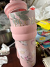世大家明星同款保溫杯女士水杯送女朋友老婆生日新年禮物大容量吸管杯 曬單實(shí)拍圖