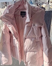 波司登（BOSIDENG）新款羽絨服女短款連帽90絨時(shí)尚休閑百搭冬季保暖外套B250245254 櫻花蜜粉1925 L 170/92A 體重約120-130斤 曬單實(shí)拍圖