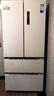 美的（Midea）508L法式四開(kāi)門(mén)冰箱雙系統循環(huán)一級能效除菌凈味風(fēng)冷大容量以舊換新白色BCD-508WTPZM(E) 國家補貼 曬單實(shí)拍圖