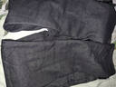廣州新塘加絨加厚防寒高彈力男士牛仔褲男長(cháng)褲直筒修身保暖褲高端 TOP#386黑色  加絨 32 (建議130-140斤) 曬單實(shí)拍圖