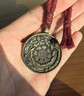 藏傳銅款蓮師文殊九宮八卦牌轉運本命吊墜腰牌掛件男隨身配飾 麟甲熊九宮八卦牌 曬單實(shí)拍圖