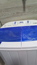 揚子中國揚子集團半自動(dòng)洗衣機家用雙桶雙缸大容量小型嬰兒童內衣褲襪子宿舍租房快速清洗甩干脫水機 加厚6.5KG【加厚機身+不銹鋼甩桶+15分快洗】 曬單實(shí)拍圖