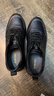 奧康（Aokang）奧康男鞋透氣休閑皮鞋商務(wù)休閑鞋舒適百搭厚底運動(dòng)鞋 黑色42  曬單實(shí)拍圖