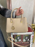 紅蜻蜓（RED DRAGONFLY）包包女包輕奢牛皮單肩斜挎媽媽手提包送絲巾情人節新年生日禮物 曬單實(shí)拍圖