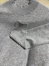 帕羅（PALUOPO）休閑百搭100%山羊絨衫女士秋冬基礎多色半高領(lǐng)針織保暖毛衣 淺灰 半高領(lǐng) M 160/100 曬單實(shí)拍圖