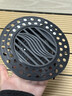 陶蓮百葉格柵75圓形預埋新風(fēng)口換氣通風(fēng)出風(fēng)口新風(fēng)空調系統排風(fēng)裝飾蓋 75型預埋黑框【A1黑蓋】（可調節風(fēng)量） 無(wú)規格 曬單實(shí)拍圖