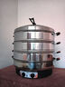 超大號電蒸籠商用插電蒸鍋保溫不銹鋼自斷電蒸汽鍋三層蒸饅頭52CM 第三代（火力+定時(shí)+水干斷電） 直徑47CM【3層蒸籠+1底鍋】（適合18人） 曬單實(shí)拍圖