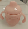 愛(ài)咔威（IKV）兒童水杯 硅膠學(xué)飲吸管嬰幼兒鴨嘴吸嘴杯學(xué)飲兩用 鴨嘴款-小粉瓶 160ml 曬單實(shí)拍圖