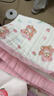 A類(lèi)嬰兒高密紗布浴巾純棉六層柔軟親膚初生兒童毛巾被子新生兒 【A類(lèi)高密包邊】6層 粉色小熊 110*110 曬單實(shí)拍圖