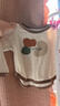 舒貝怡嬰兒衣服兒童內衣套裝打底春秋衣秋褲男女寶寶睡衣家居服灰白90 曬單實(shí)拍圖