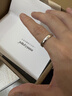 mini&yaya情人節禮物男朋友男生足銀戒指男士個(gè)性時(shí)尚單身尾戒生日禮物 曬單實(shí)拍圖