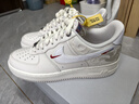 耐克NIKE男空軍一號AF1 AIR FORCE1馬年限定款 運動(dòng)鞋IQ1119-011白41 曬單實(shí)拍圖