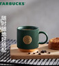 星巴克（Starbucks）墨綠色條紋女神銘牌馬克杯340ml咖啡杯陶瓷杯水杯男年貨節禮物 曬單實(shí)拍圖