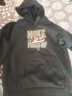 NIKE3BRAND 耐克男女童連帽加絨衛衣2025冬季撞色logo兒童保暖上衣 曬單實(shí)拍圖