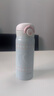 膳魔師（THERMOS）保溫杯真空不銹鋼浮雕印花保溫保冷水杯 JNR-400-BL 400ml 淺藍色 曬單實(shí)拍圖