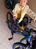 喜德盛兒童自行車(chē)小王子變速車(chē)7速青少年學(xué)生通勤運動(dòng)騎行單車(chē)藍銀色 曬單實(shí)拍圖