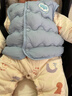 貝瑞加（Babyprints）嬰兒馬甲秋冬男女寶寶保暖護肚背心百搭馬夾舒適坎肩 藍100 曬單實(shí)拍圖