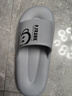 大嘴猴大嘴猴踩屎感拖鞋男士夏外穿室內家居2025新款防滑防臭涼拖青少年 灰色【官方正品】 44-45 【標準碼】 曬單實(shí)拍圖